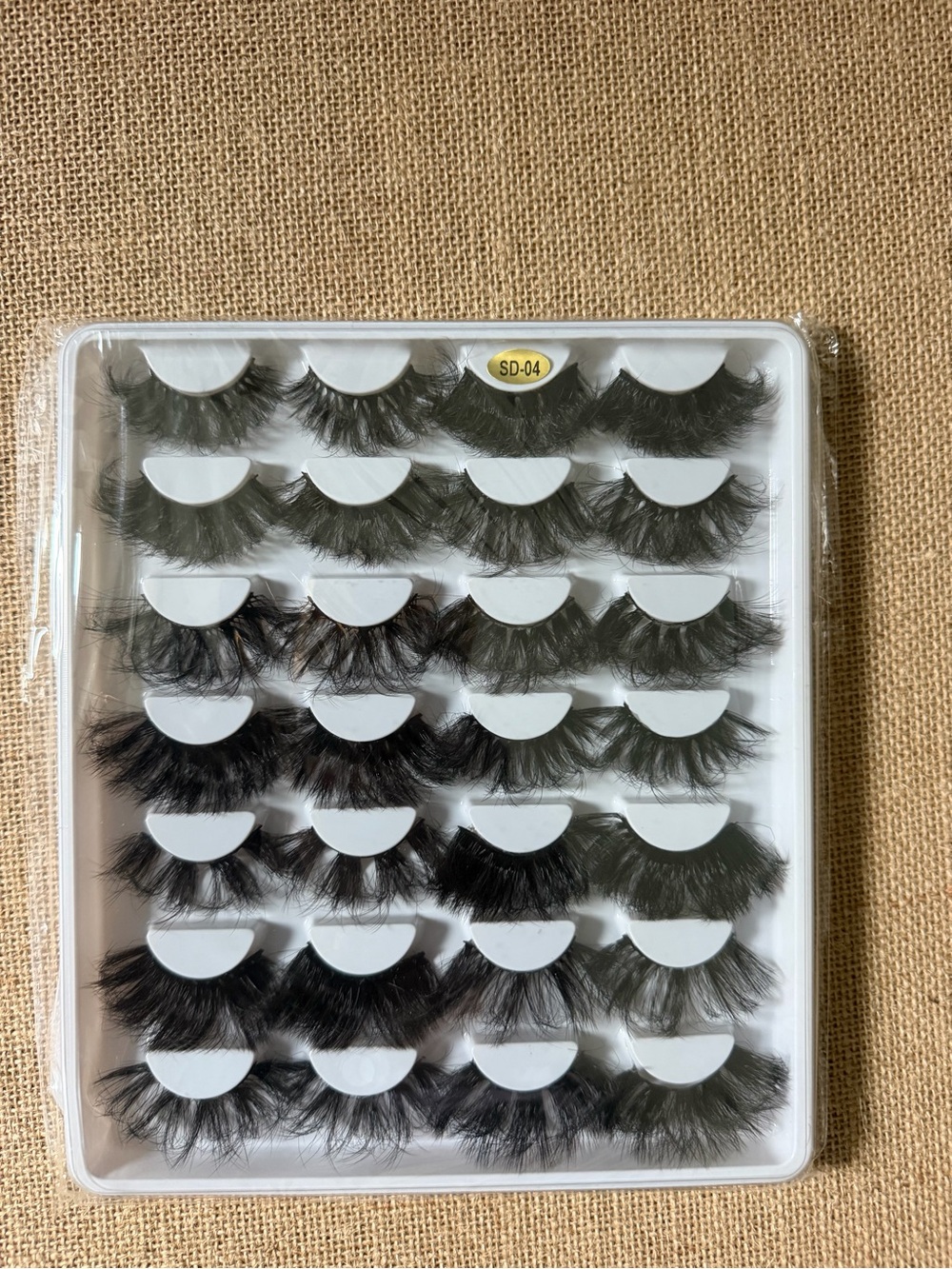 False Eyelash Set - 14 Pairs Dramatic Black Lashes